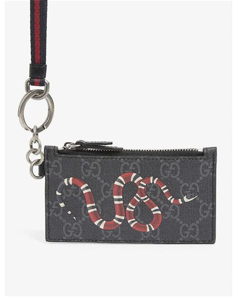 lanyard card holder gucci|wallet credit card holder gucci.